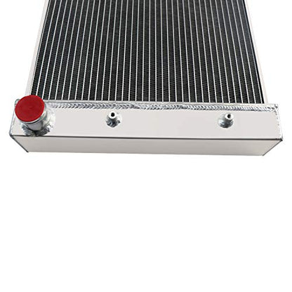 4 Row Aluminum Radiator Compatible with 1982-1994 Chevy S10 /GMC S15 Jimmy SBC350 Swap V8 1983 1984 1985 1986 1987 1988 1989 1990 1991 1992 1993 Radiators