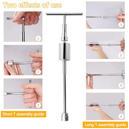 Car Dent Puller Kit Auto Body Dent Remove, Small Dent Remover Tool for Car, Hail Damage Paintless Dent Repair Removal Kit, Pulling Small Dents Out of Car, Herramienta para Sacar Golpes de Carro