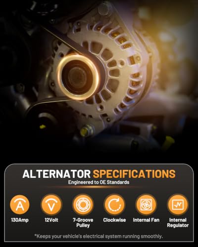 Alternator 11390 130A Fit for Honda Accord 2008-2012 - size: 11390N