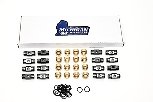 Michigan Motorsports LS1/LS3 Bronze Bushing Rocker Arm Trunnion Upgrade Kit | Fits LS1, LS3, LS7, LT1, LSX, LQ9, LS2, 4.8L, 5.3L, 5.7L, 6.0L, 6.2L, 7.0L | High-Performance LS Upgrade