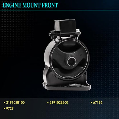 Motor Mount Kit for 2011-2013 Sorento 2.4L 3.5L FWD - size: A7198 A71018 A7196 A7195