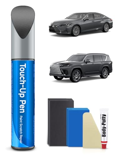 1H9 Nebula Gray Pearl Touch Up Paint Kit Compatible with Lexus Exact Match Car Scratch Repair Touch Up Paint Kit - color: Nebula Gray Pearl(1H9)