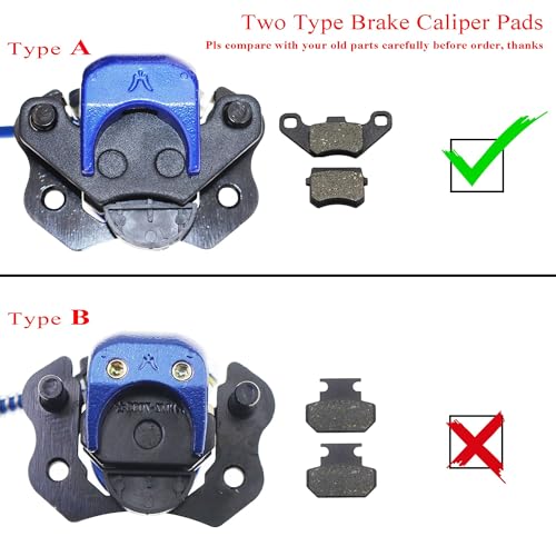 PRO BAT Mini ATV Hydraulic Disc Brake Kit - color: Red