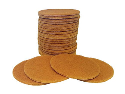 Starcke Scouring Pads, 5 inch 25 Pack Sanding Pads, Gold Automotive Sandpaper for Automotive Paint & Paint Supplies, Superfine Auto Body Supplies, Synthetic Fiber Surface Conditioning Scuff Pad - color: Super Fine, size: 25 Pack