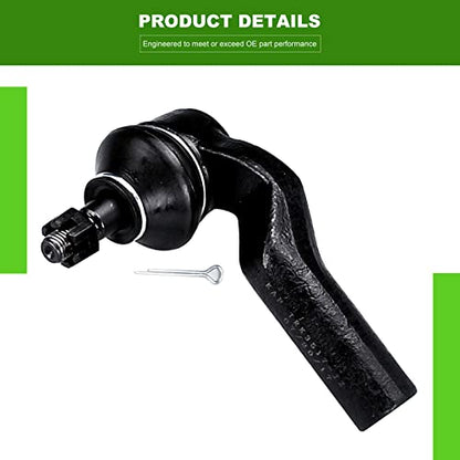 SCITOO 4pcs Front Suspension Kit Inner Tie Rod End Outer Tie Rod End Fit 2004-2013 For Mazda 3 2009-2013 For Mazda 3 Sport 2006-2017 For Mazda 5