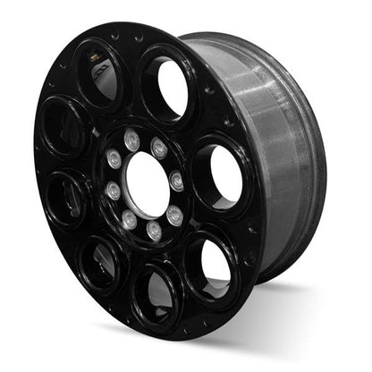20x8 in Aluminum Wheel Rim 8 Lug 170mm 45mm Offset 124.9mm CB| Powder-Coated Black finish Fits 2023-2025 Ford F-250 | New OEM Take Off | PC3Z1007L - size: 20x8 inch 2023-2025 F-250