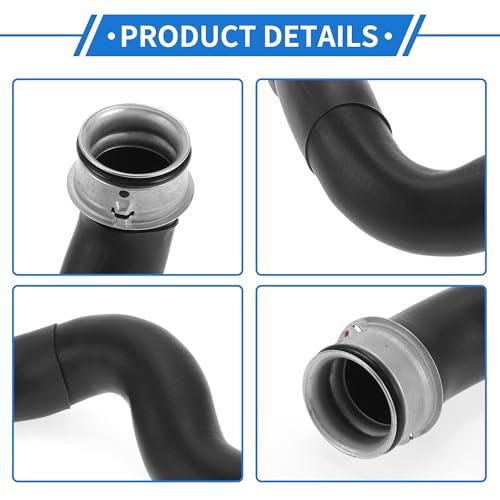 1 Pc Radiators Hose for Mercedes-Benz CL550 2009-2010 S550 2007-2010 Good Sealing Rubber Black Upper Coolant Water Tank Connection Pipe