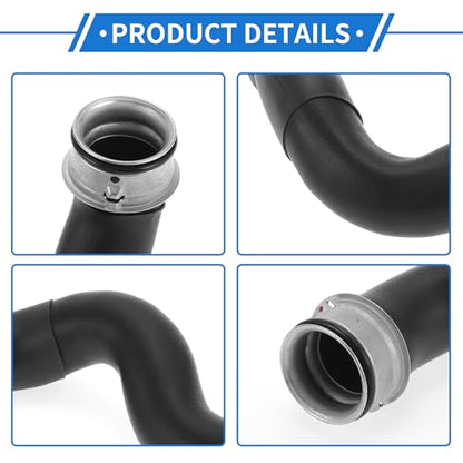 1 Pc Radiators Hose for Mercedes-Benz CL550 2009-2010 S550 2007-2010 Good Sealing Rubber Black Upper Coolant Water Tank Connection Pipe