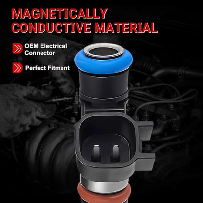 Fuel Injectors 0280158191 Compatible with Ford Lincoln 3.5L 3.7L V6 - size: 0280158191