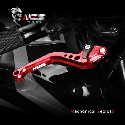 MZS Universal 7/8 Motorcycle Clutch Cable Brake Master Cylinder Levers Set