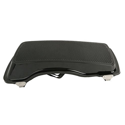 XMT-MOTO Hard Saddlebag Lids W/Dual 6"x9" Speakers Fit for Harley Touring - style: Black Dual 6x9 Speaker Saddlebag Lids (94-13)
