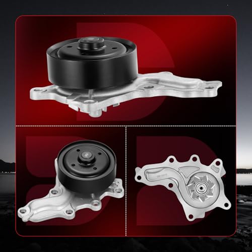 BDFHYK AW6252 Water Pump Compatible with Toyota Camry 2010-2017, RAV4 2009-2020, Highlander 2009-2019, Sienna 2011-2013, Venza 2009-2016, Replaces 1312448 1610009515 42031 - size: AW6252