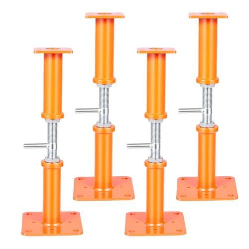 4PCS House Jacks for Leveling Crawlspace 17''-31''Adjustable Floor Support - size: 17''-31''