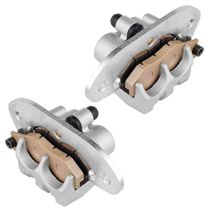 Caltric Rear Left Right Brake Caliper with Pads Compatible with Yamaha Rhino 700 Yxr700 4X4 2008-2013