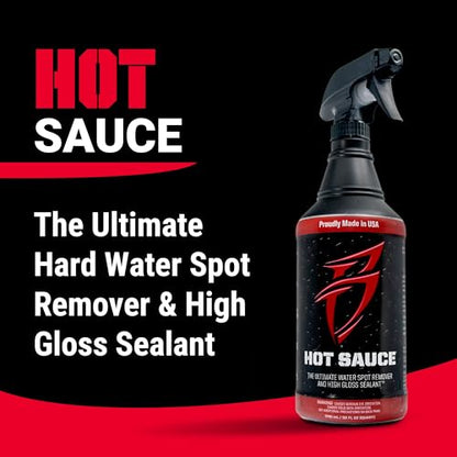 Bling Sauce Hot Sauce Hard Water Spot Remover with Wax Sealants, 1 Gallon - size: 128 Fl Oz (Pack of 1)