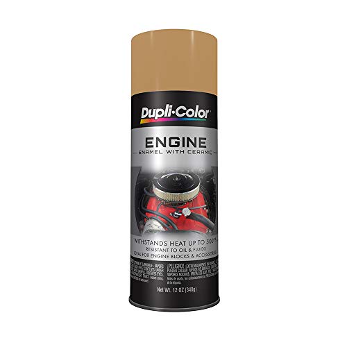 Dupli-Color - DE1638-6 PK (EDE163807-6 PK) Cummins Beige Engine Enamel with Ceramic - 12 oz. Aerosol, (Case of 6) - color: Cummins Beige, size: 12 fl oz (Pack of 6)