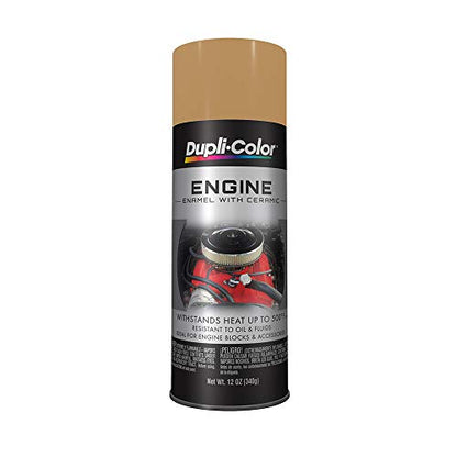 Dupli-Color - DE1638-6 PK (EDE163807-6 PK) Cummins Beige Engine Enamel with Ceramic - 12 oz. Aerosol, (Case of 6) - color: Cummins Beige, size: 12 fl oz (Pack of 6)