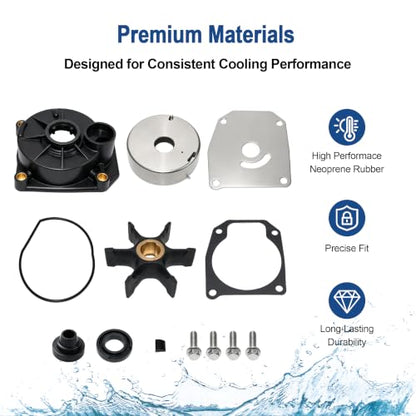 MARKGOO Water Pump Repair Kit 5006511 for Johnson Evinrude 40-65HP Outboard - color: 5006511 fits 40 50 55 60 65HP