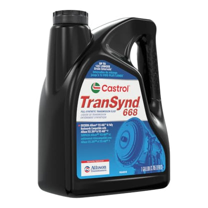 Castrol TranSynd 668 Full-Synthetic Auto Transmission Fluid, 1 GA, 3 Pack