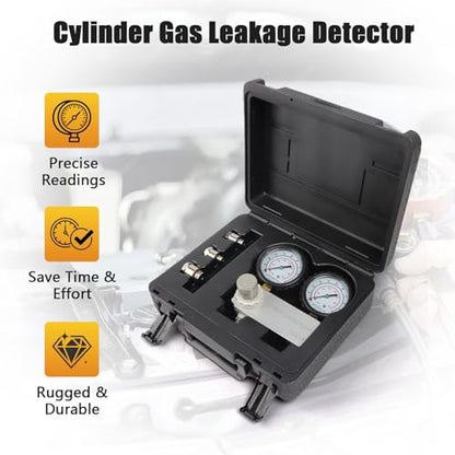 Cylinder Leak Down Tester Kit, Cylinder Gas Leakage Detector