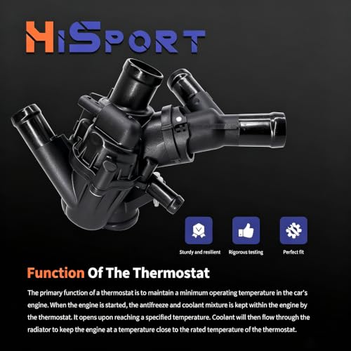 HiSport 2702000415 Engine Coolant Thermostat Housing Assembly 9025187
