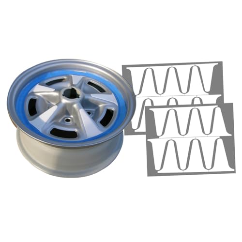 Inline Tube 1967-77 14" Rally II Wheel Mask Kit Will Do 5 Wheels