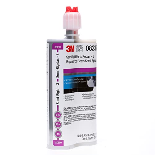 3M Semi-Rigid Parts Repair - 1, 08235, Black, 200 mL Cartridge - style: 8235