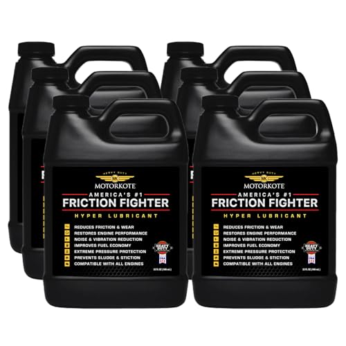 MotorKote Hyper Lubricant Heavy Duty Engine Treatment | Friction Reducer for Gas & Diesel Engines | 32 oz., 6-Pack - size: 32 Fluid Ounces, style: 6-Pack