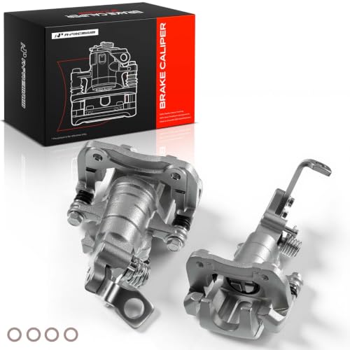 A-Premium Rear Left and Right Side Disc Brake Caliper with Bracket - style: Rear Driver and Passenger Side