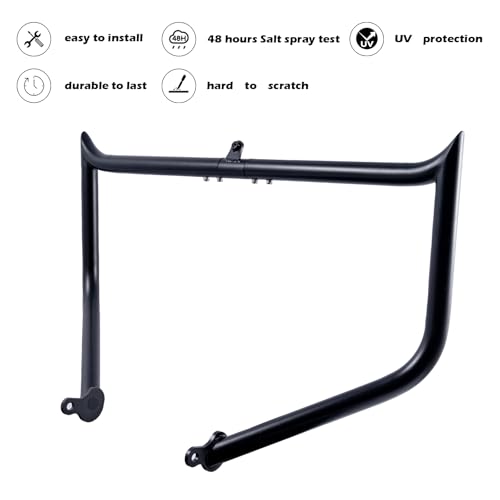 Kinglemc Crash Bar Engine Guard for Harley Touring(Black) - color: Black-Updated