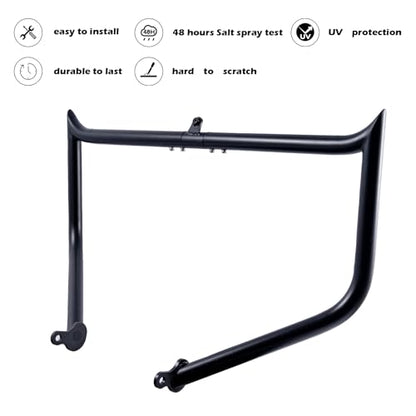 Kinglemc Crash Bar Engine Guard for Harley Touring(Black) - color: Black-Updated