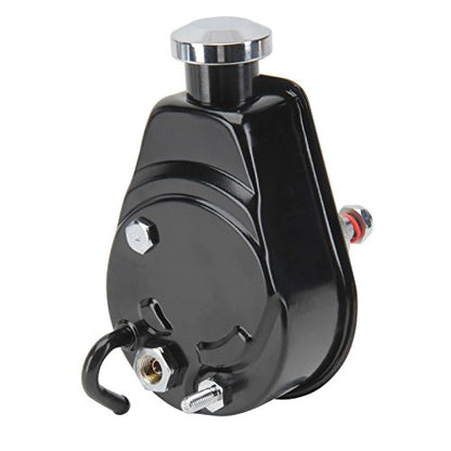 Tuff Stuff Power Steering Pump, Saginaw, 3 gpm, 1200 psi, Steel, Black Powder Coat, Universal, Each
