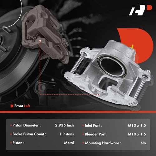 A-Premium Front Left Driver Disc Brake Caliper without Bracket - style: Front Driver Side