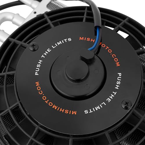 Mishimoto MMOC-F Racing Trans Cooler with Electric Fan, Universal Fit