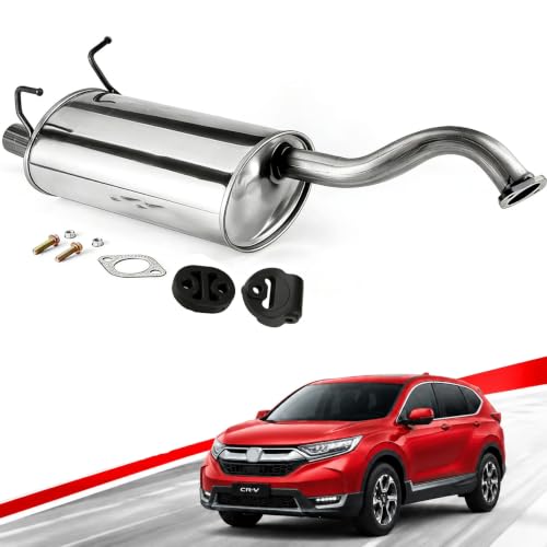 54964 Stainless Steel Rear Exhaust Muffler for 2015-2016 Honda CR-V CRV45 - size: 2015-2016 Honda CR-V