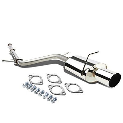 Auto Dynasty 4" Round Catback Exhaust Tip System For 2006-2009 Mitsubishi - color: Round Tip