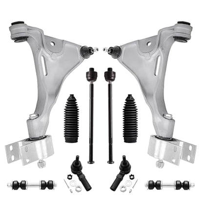 Detroit Axle - 10pc Front End Suspension Kit for 2006-2011 Buick Lucerne - size: 10-2724/10PC