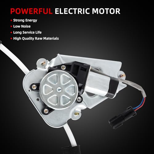 Front Set Power Window Regulator with Motor Assembly Compatible for Jeep Liberty KJ 2002-2006 Left Right Replace 748-569 748-568 68059647AA 68059646AA Driver and Passenger - size: Front Left&Right