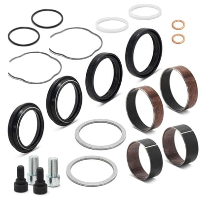TOFR Front End Fork Leg Rebuild Seals Boots Kit 49mm for Harley FLH/T 14-18