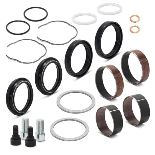 TOFR Front End Fork Leg Rebuild Seals Boots Kit 49mm for Harley FLH/T 14-18