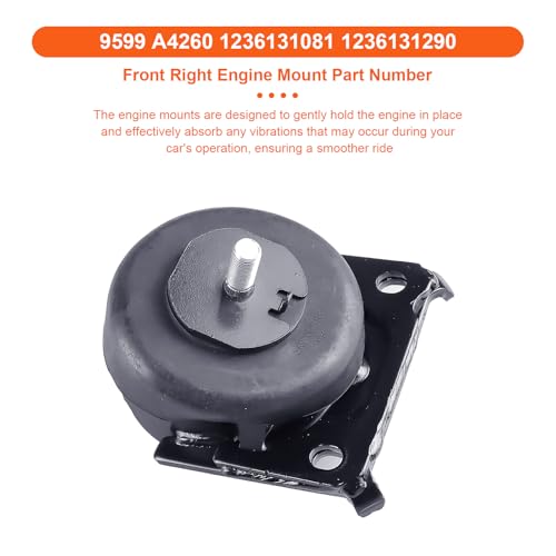 Engine Motor Mount Compatible with Toyota 4Runner 2003-2024 V6 4.0L,T-oyota Fj Cruiser 2007-2014 V6 4.0L,Toyota Tacoma 2005-2015 V6 4.0L,Replacement for A4260 A4260 A4263 - size: 4Runner 03-24