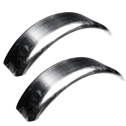 Tie Down Trailer Fenders Single Axle - 16 Gauge Galvanized Steel - 8" Wheel Size - 20" long 7" wide 6" tall (2 Matching Trailer Fenders) - size: 20" x 7" x 6", style: 2 Fenders