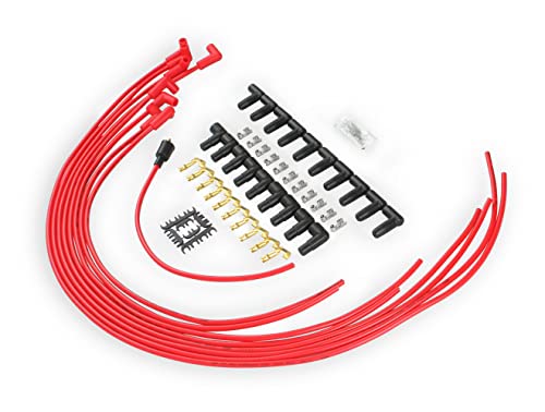 ACCEL 4041R SuperStock 4000 8mm Spark Plug Wire Set, 90° Boots, Red