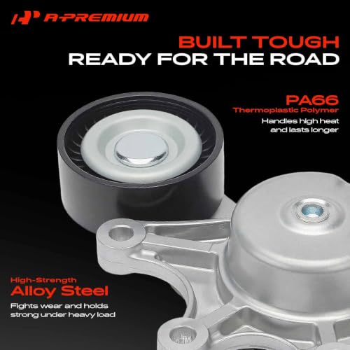 A-Premium Belt Tensioner Assembly with Pulley Compatible with BMW