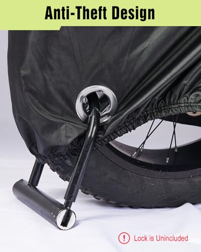 Zacro 420D Heavy Duty Motorcycle Cover, Waterproof Outdoor All Weather UV Dust Snow Proof, Universal Fit for Harley Honda Yamaha Suzuki Scooter Dirt Bike