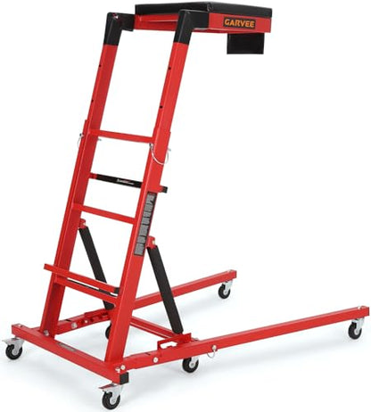 Garvee Automotive Top Side Creeper, 400 LBS, Red - color: Red