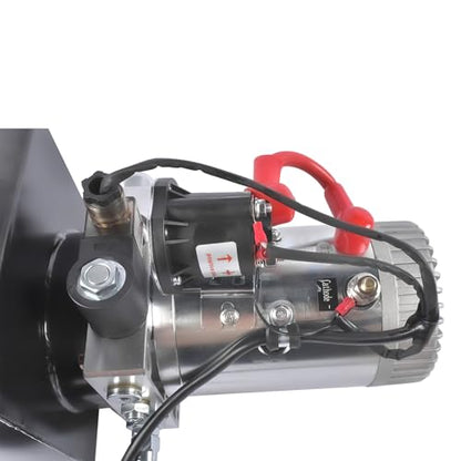 12V DC 10 Quart Single Acting Hydraulic Pump, 3200 PSI, SAE#6 Connector - color: Single Acting, size: 10 Quart