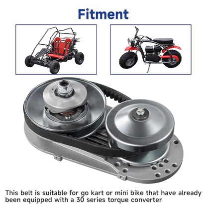 30 Series Torque Converter Belt 5959 for Coleman KT196 CK196, 203589/5959 Go Kart Belt Replacement for Manco Comet 203589 Murray 12-8487 196cc 212cc Engine Go Cart Mini Bike CVT Parts (3PCS)