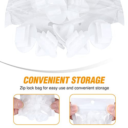 GOOACC 50pcs Rear Door Body Side Moulding Clips for Jeep Renegade 2015-2020 Fiat Chrysler 68241251AA 68241251-AA White Nylon Wheel Opening Moulding Clip Fits into 9mm Hole - color: 50Pcs Door Body Moulding Clips