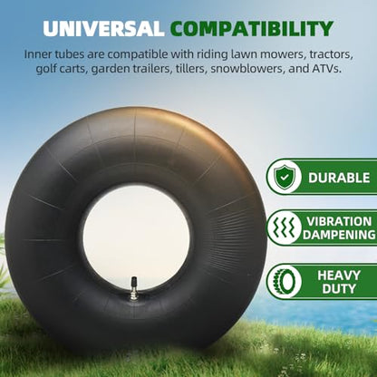 AR-PRO (2 Packs 20x8.00-8, 20x8-8, 20x10.00-8, 20x10-8 Inner Tube Replacement with TR-4 Straight Valve Stem for Mower/Tractor/Golf Cart/Garden Trailer and More - size: 20X8.00/10.00-8,TR-4